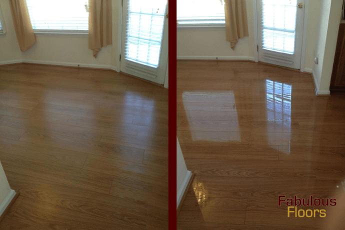 before and after floor resurfacing in pacific beach, ca